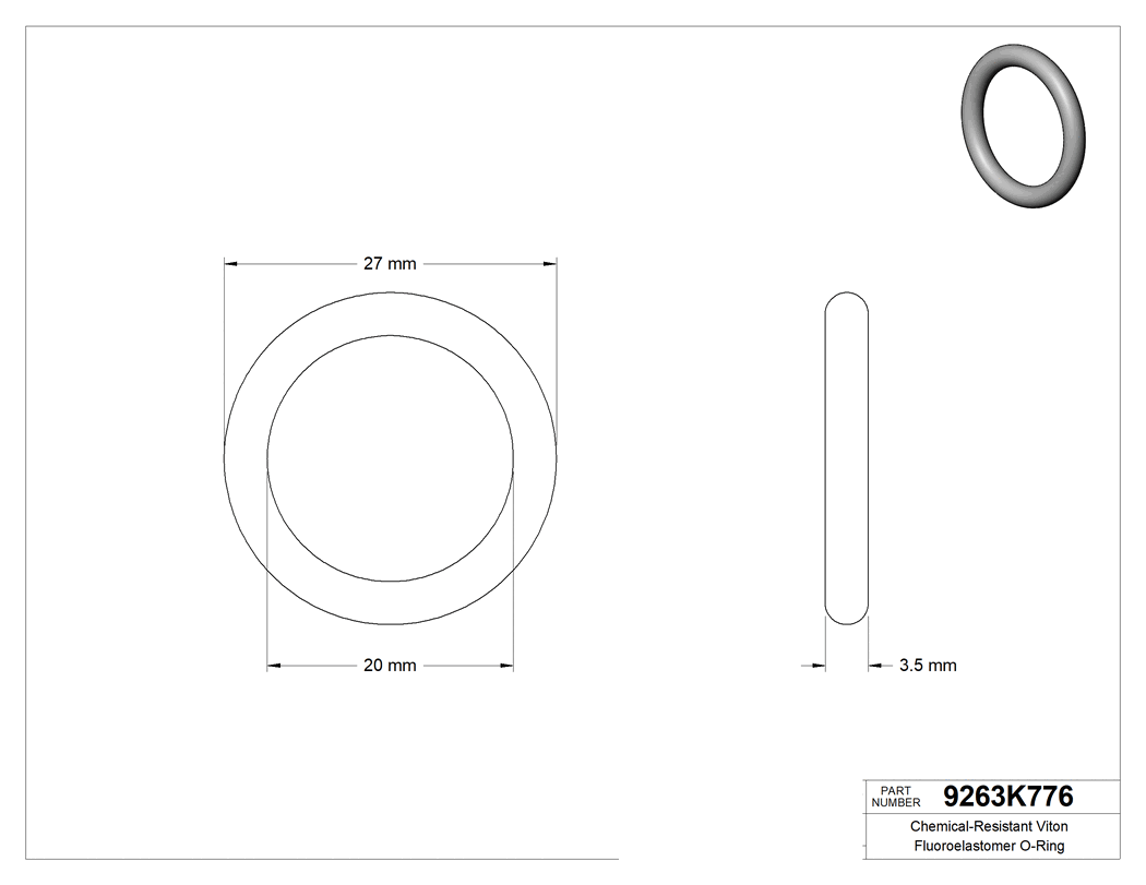 Technical drawing - 9263K776